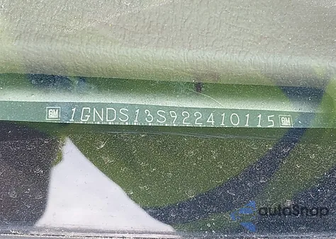 2002 Chevrolet Trailblazer Ls z USA, uszkodzony, nr VIN 1GNDS13S922410115